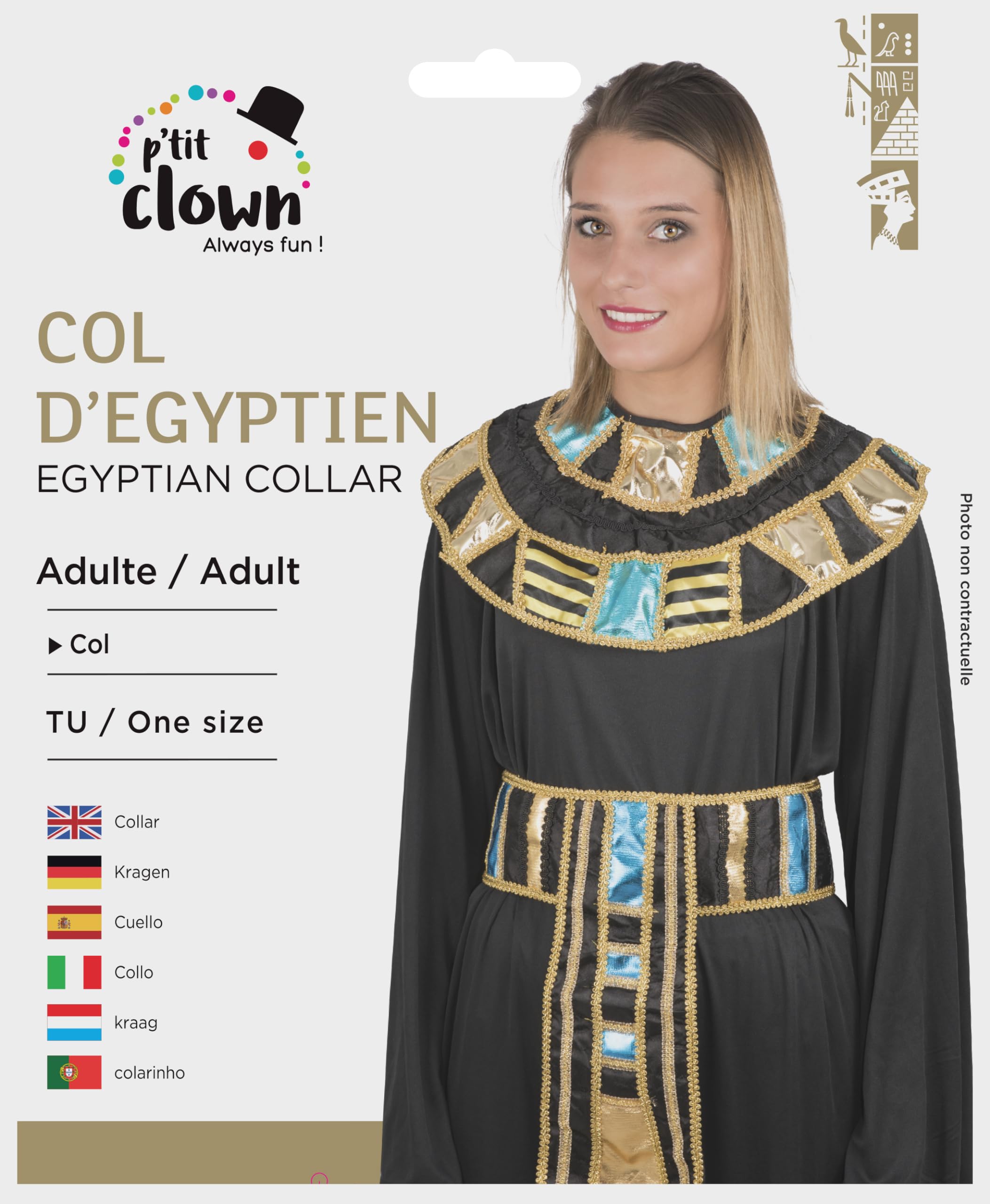 ptit-clown-56600-gyptischer-stoffkragen-einheitsgr-e image 2