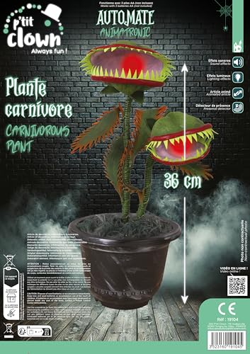 ptit-clown-19104-animierte-fleischfressende-pflanze-36-cm-mit-sound-und-licht image 5