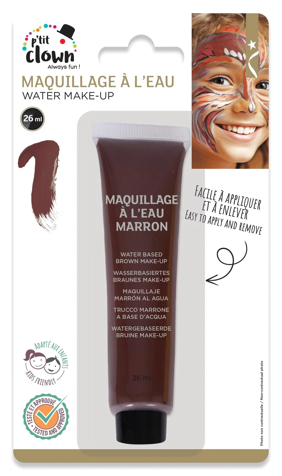 ptit-clown-24102-wasserfarbe-in-tube-26-ml-braun image 1