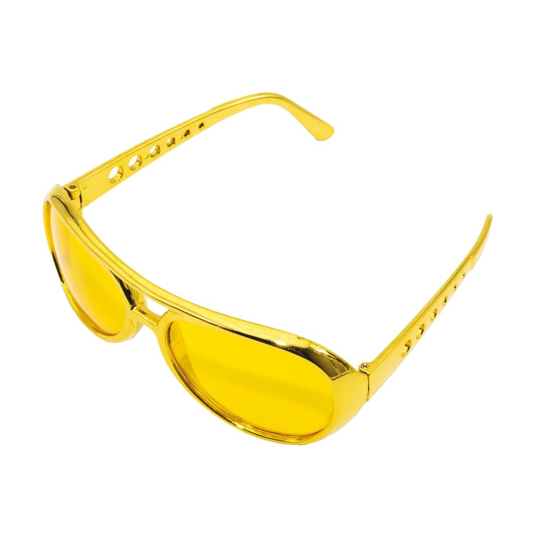 ptit-clown-rock-n-roll-brille-gold-f-r-erwachsene image 2