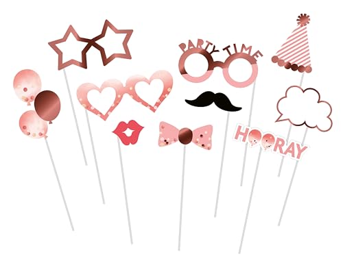 p-tit-clown-fotobooth-ros-gold-10-teilig-hochzeit-party image 5