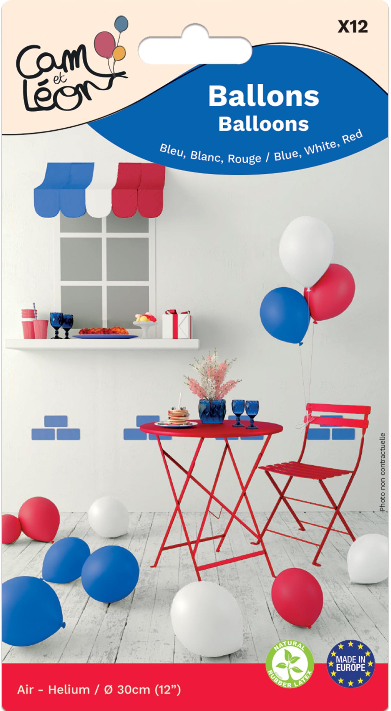 ptit-clown-latexballons-30-cm-blau-wei-rot-12-st-ck image 5