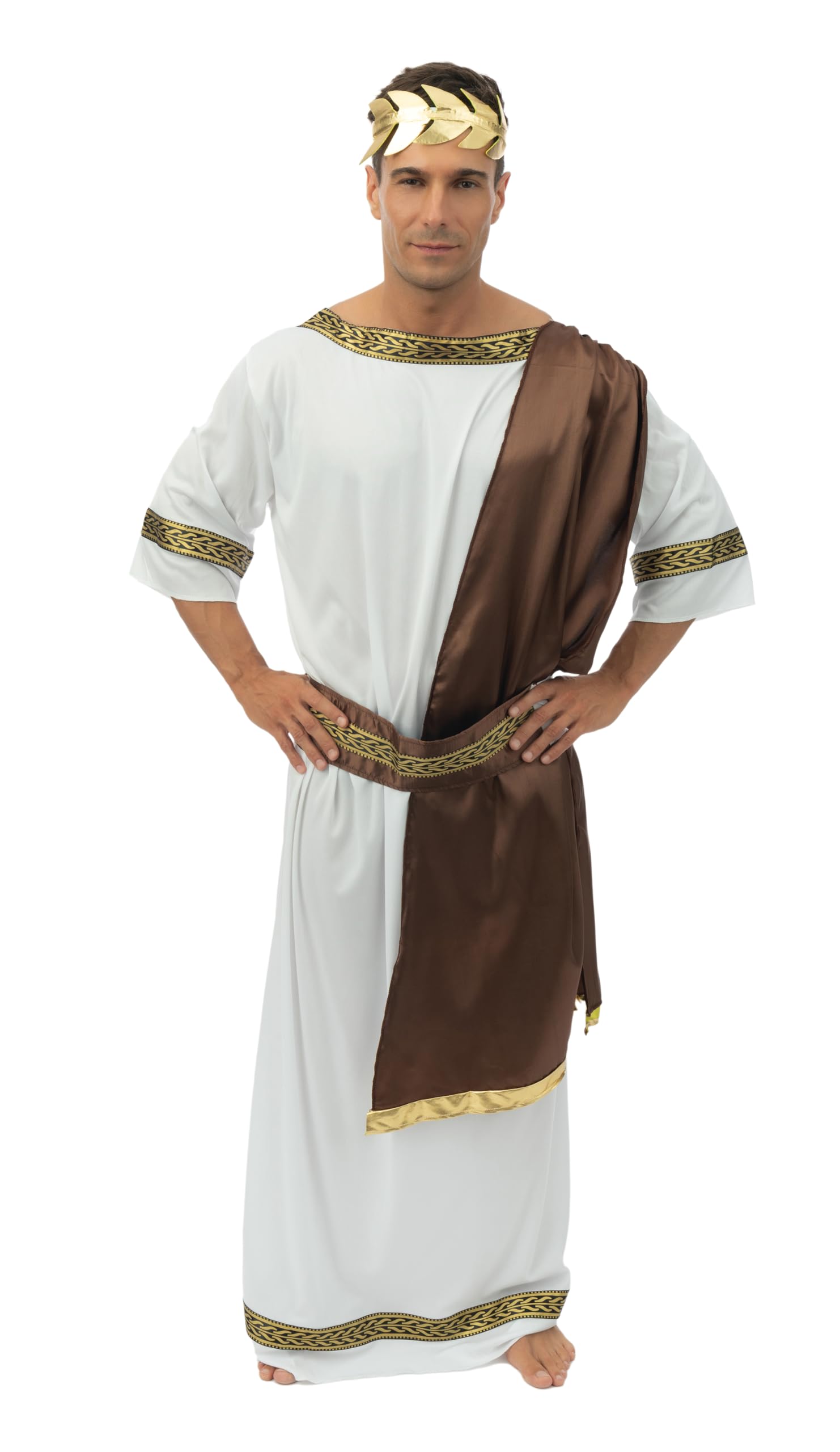 ptit-clown-99667-griechisches-kost-m-premium-set-toga-g-rtel-krone-erwachsene image 2