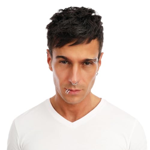 p-tit-clown-73401-fake-piercings-set-8-st-ck-silber-kunststoff image 5