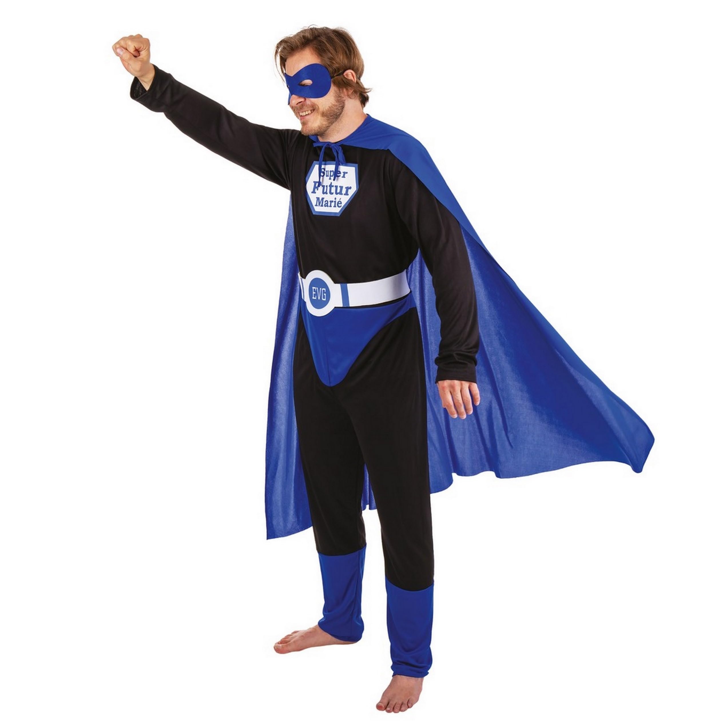 p-tit-clown-super-br-utigam-kost-m-f-r-junggesellenabschied-blau-l-xl image 1