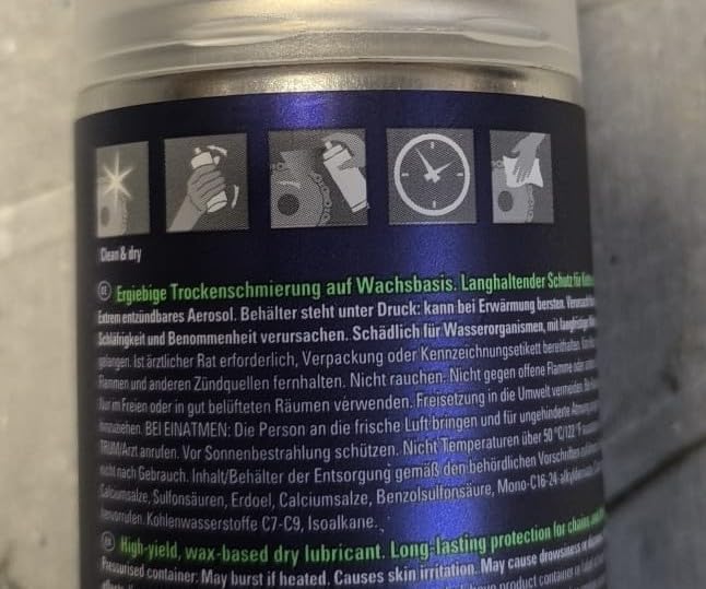 Solides Kettenwachs