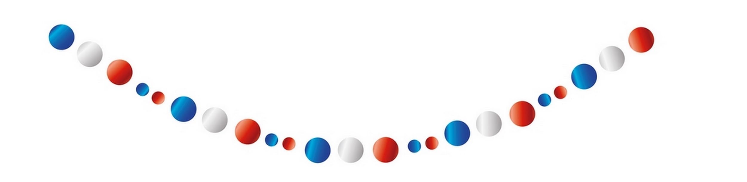 p-tit-clown-23308-girlande-mit-metallscheiben-blau-wei-rot-5-m image 1