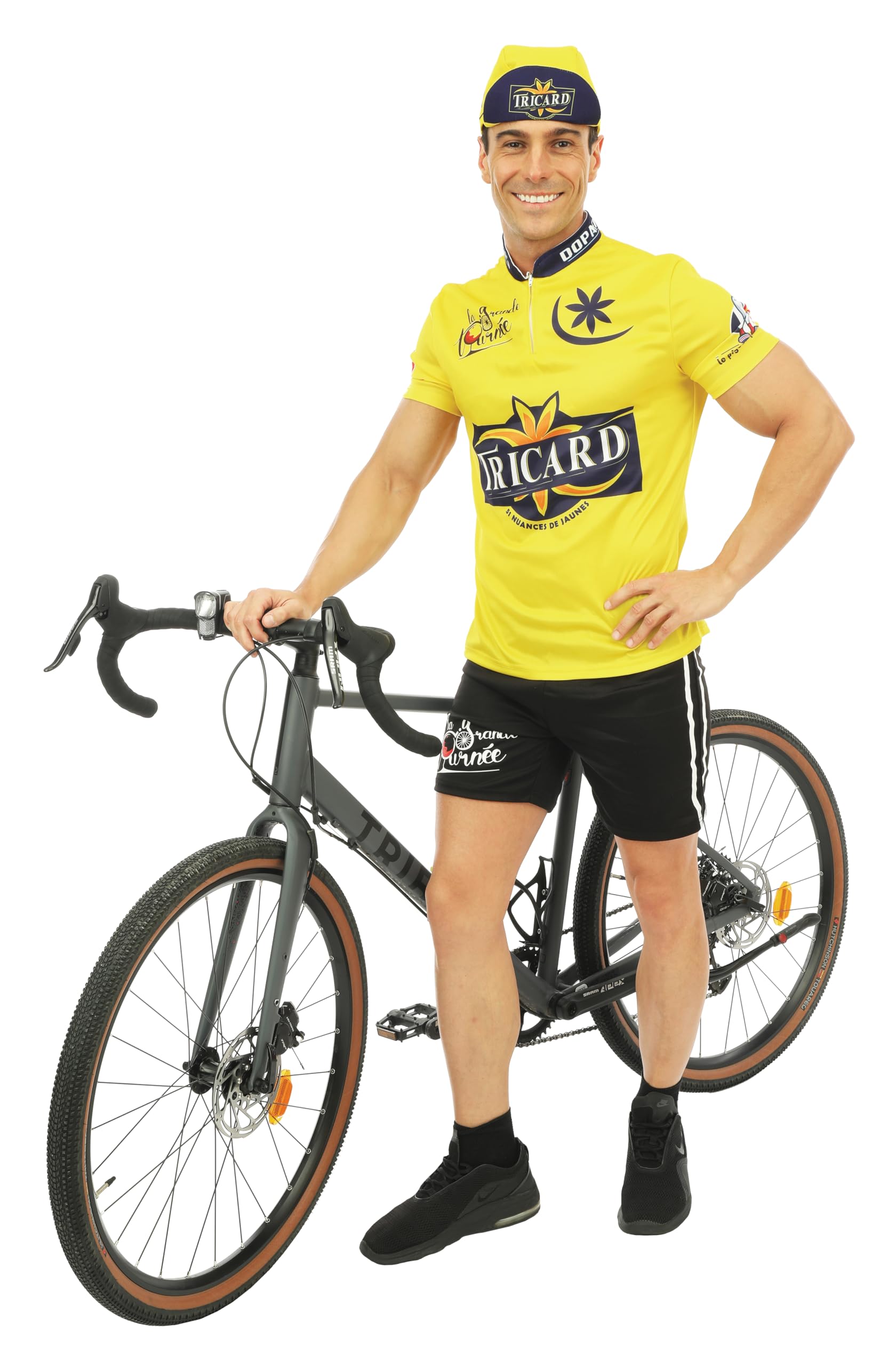 ptit-clown-radfahrerkost-m-f-r-erwachsene-mit-t-shirt-shorts-und-m-tze image 4
