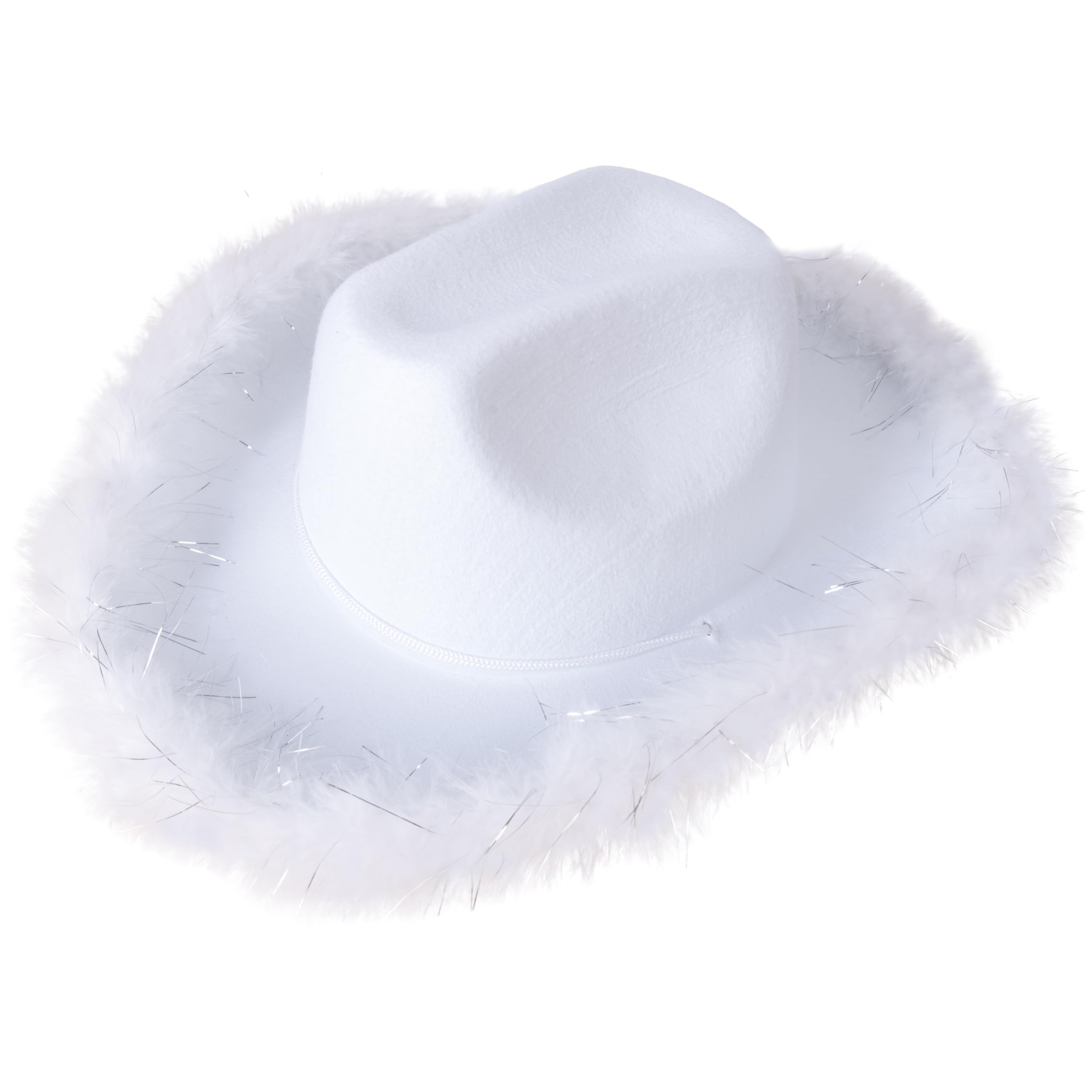 ptit-clown-cowgirl-filzhut-21302-wei-mit-federn-damen image 3