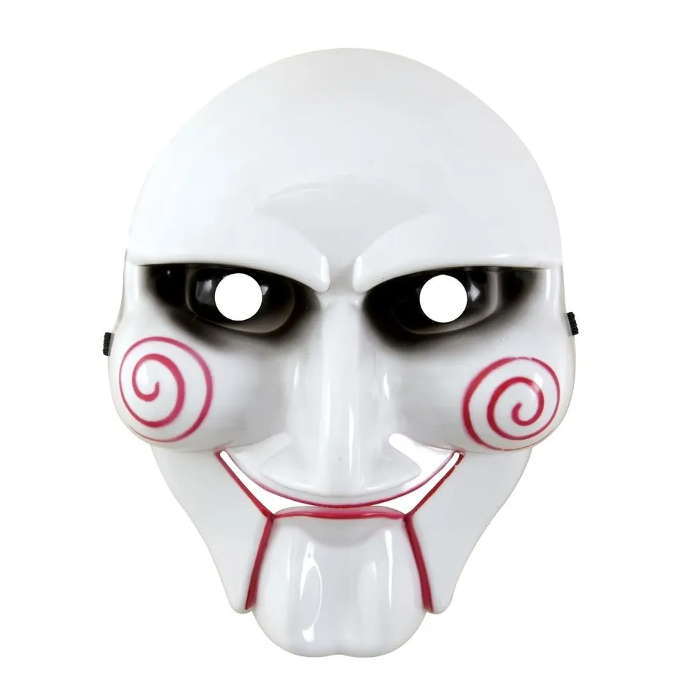 p-tit-clown-killer-maske-wei-mit-roten-punkten-erwachsene image 1