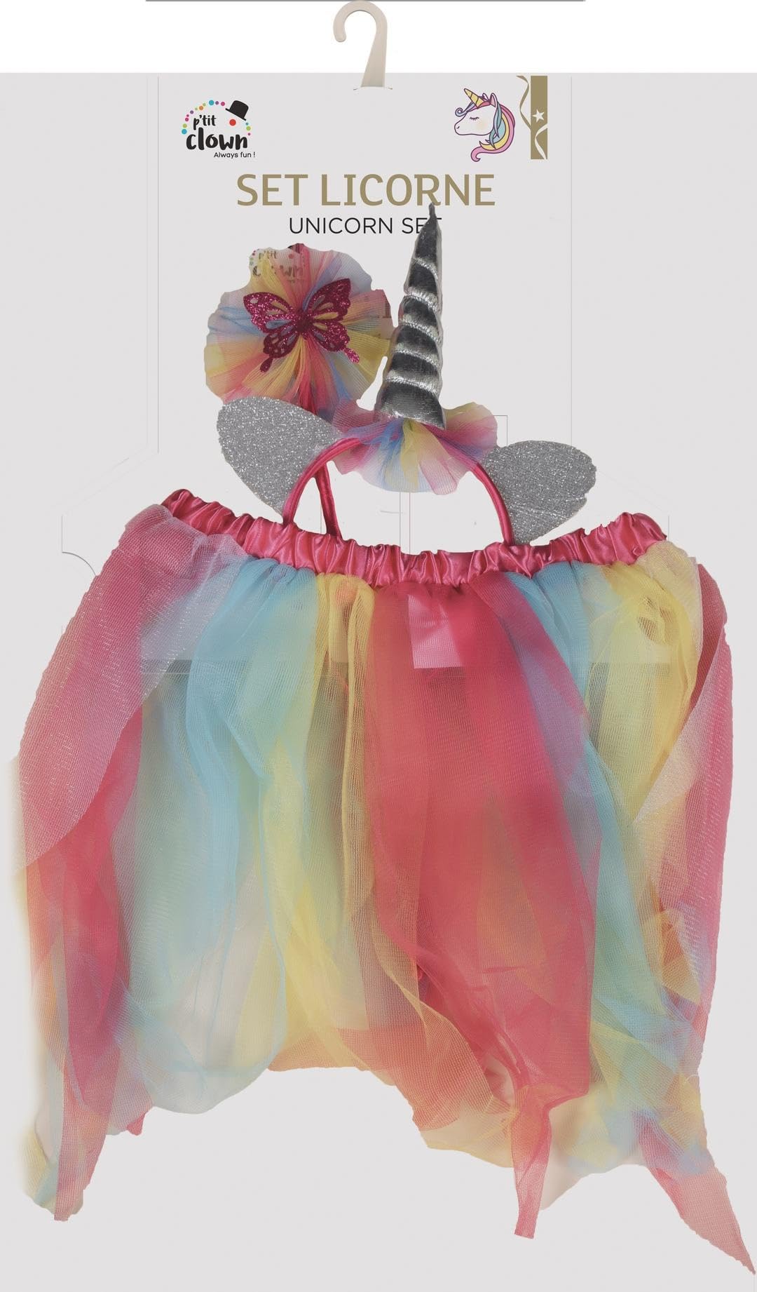 ptit-clown-80390-einhorn-kost-m-set-tutu-haarreif-zauberstab-einheitsgr-e image 4
