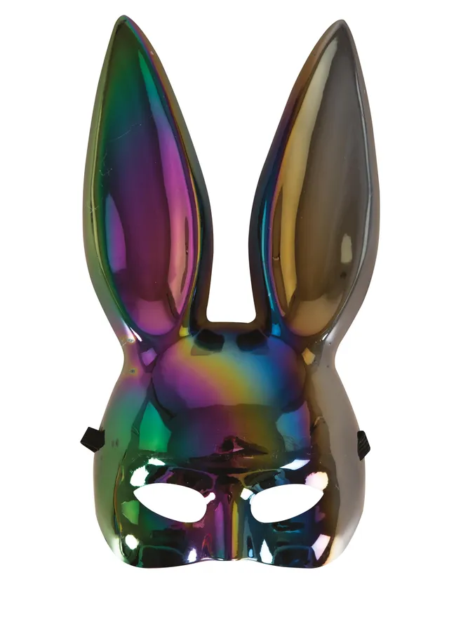p-tit-clown-23392-halbmaske-hase-schwarz-erwachsene image 1