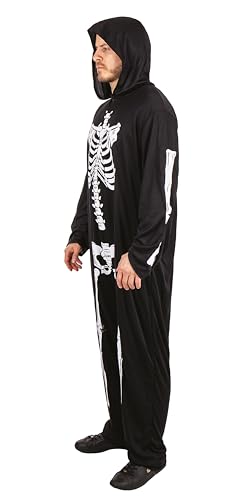 p-tit-clown-skelett-kost-m-erwachsene-l-xl-overall-mit-kapuze image 8
