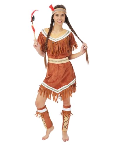 p-tit-clown-indianerin-kost-m-damen-polyester-komplett image 8