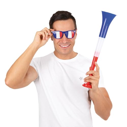 ptit-clown-teleskop-trompete-frankreich-blau-wei-rot-fan-trompete image 8