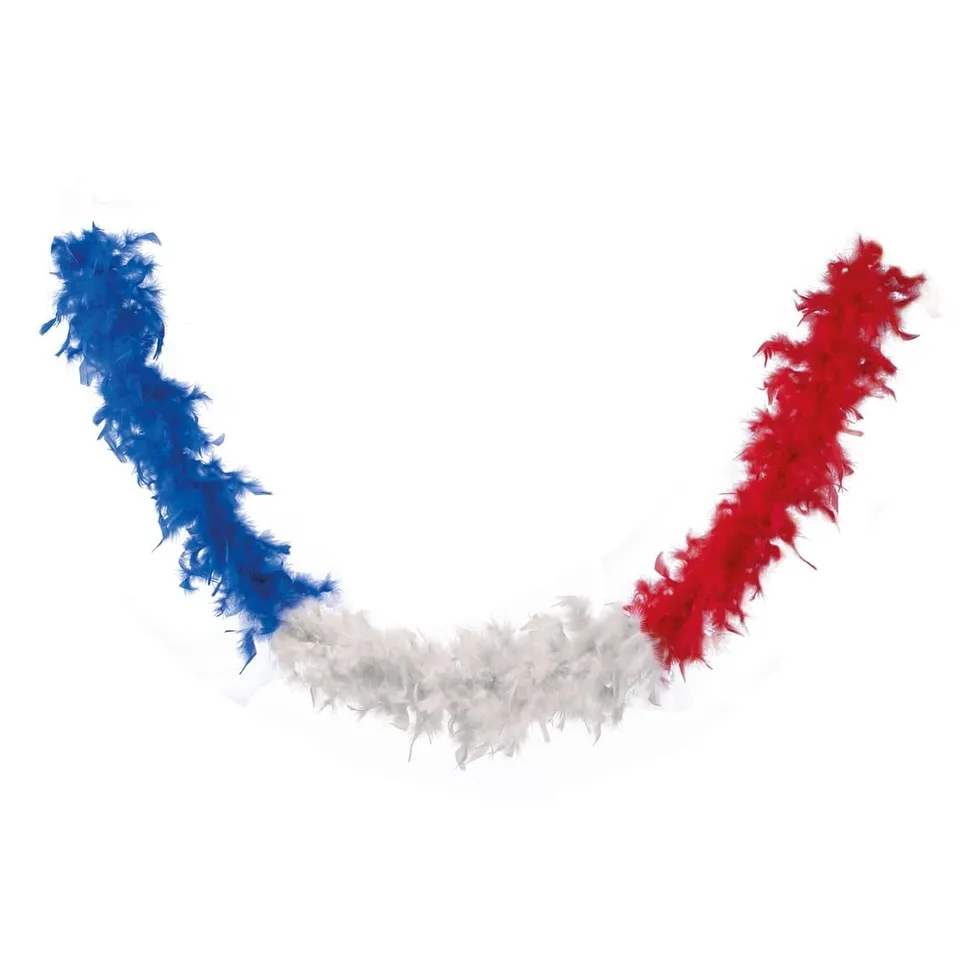 ptit-clown-federboa-unisex-blau-wei-rot-one-size image 1