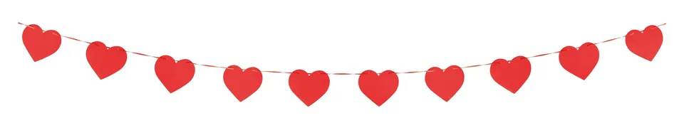 p-tit-clown-23268-girlande-herz-rot-3-m-papier-valentinstag image 1