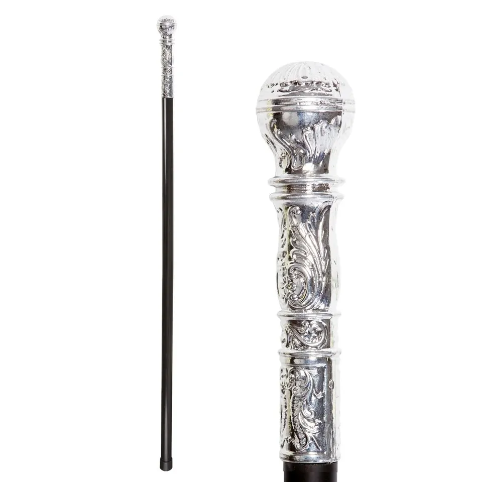 p-tit-clown-king-s-cane-gehstock-k-nig-92-cm-schwarz-kost-mzubeh-r image 1