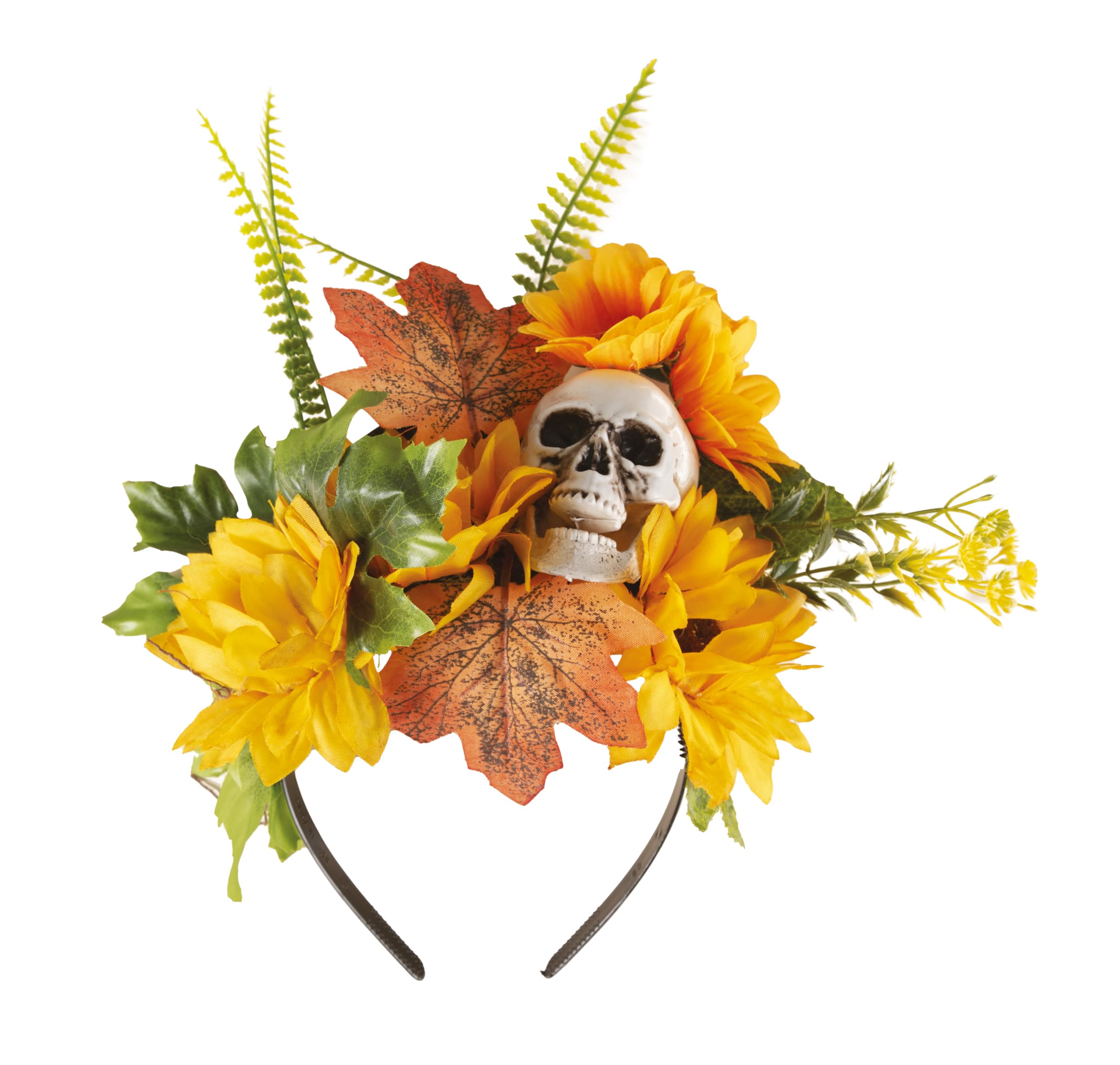ptit-clown-22970-haarreif-mit-blumen-orange image 3