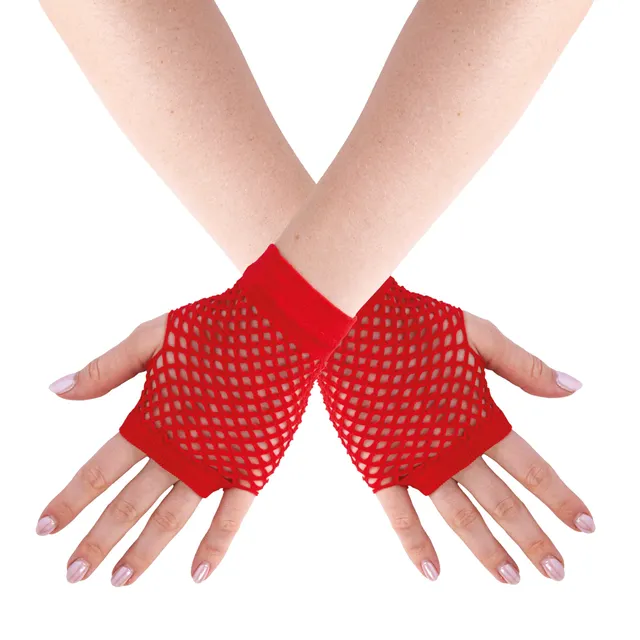 ptit-clown-90315-fingerlose-netzhandschuhe-rot-paar-einheitsgr-e image 1