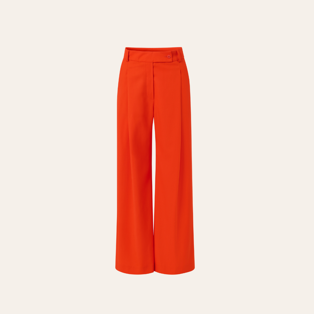lotta-ludwigson-alva-hose-tangerine-red-wide-leg-high-waist-wolle image 2
