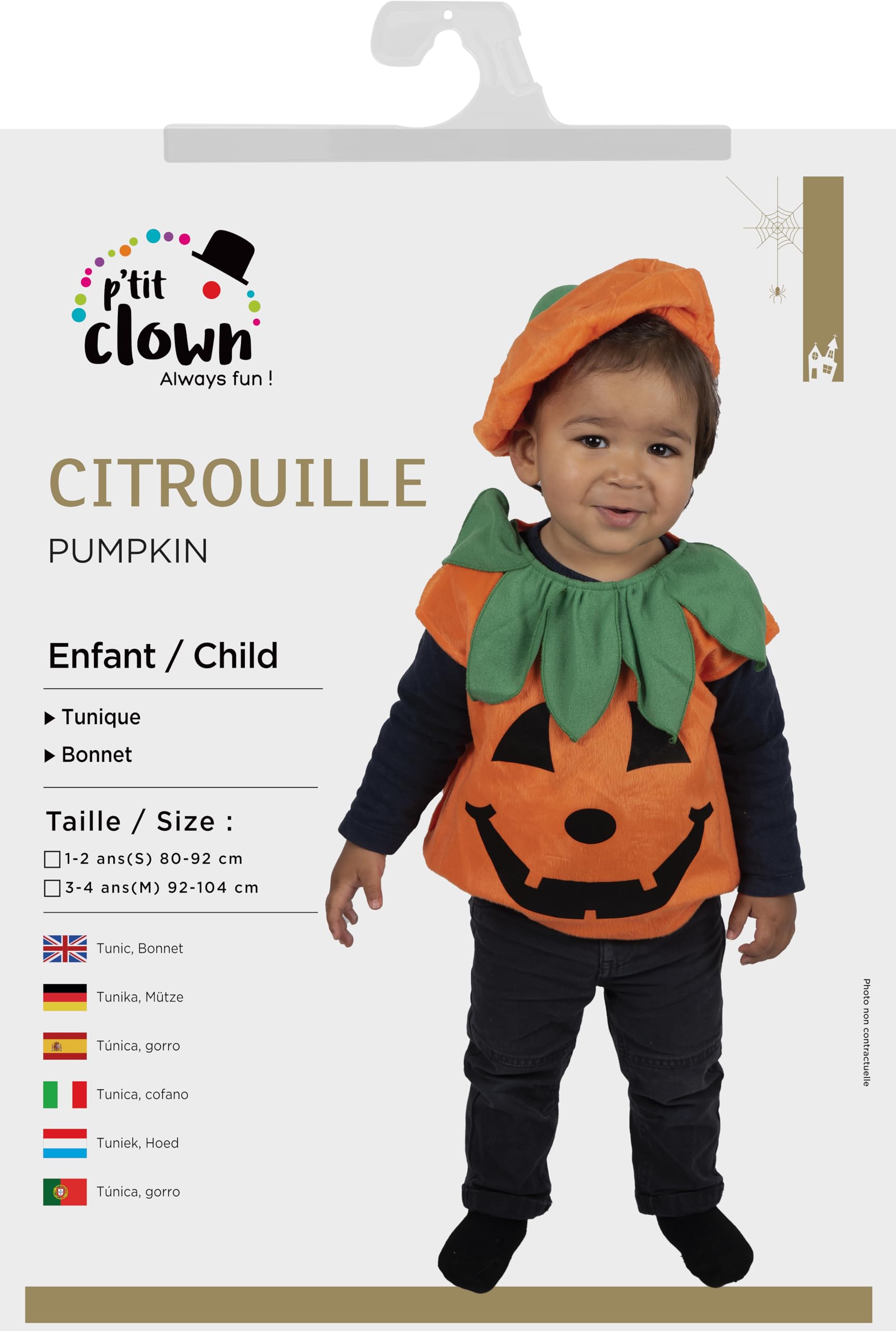 p-tit-clown-baby-k-rbis-kost-m-mit-m-tze-und-eimer image 5