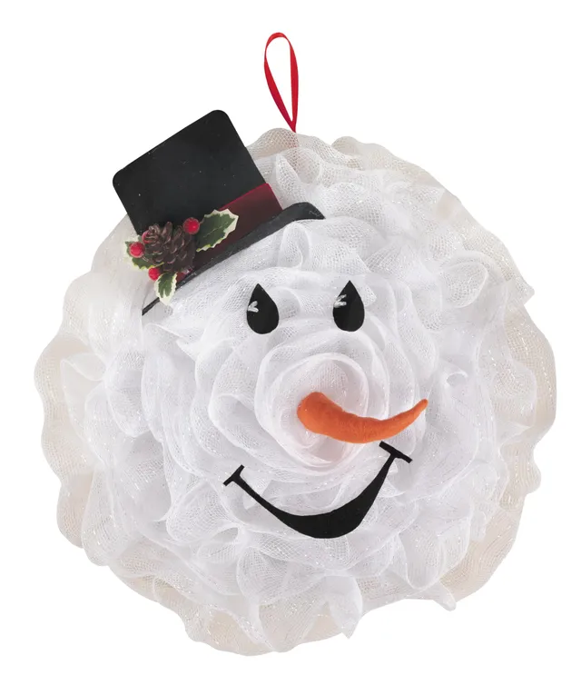 ptit-clown-weihnachts-t-rkranz-schneemannkopf-43-cm image 1