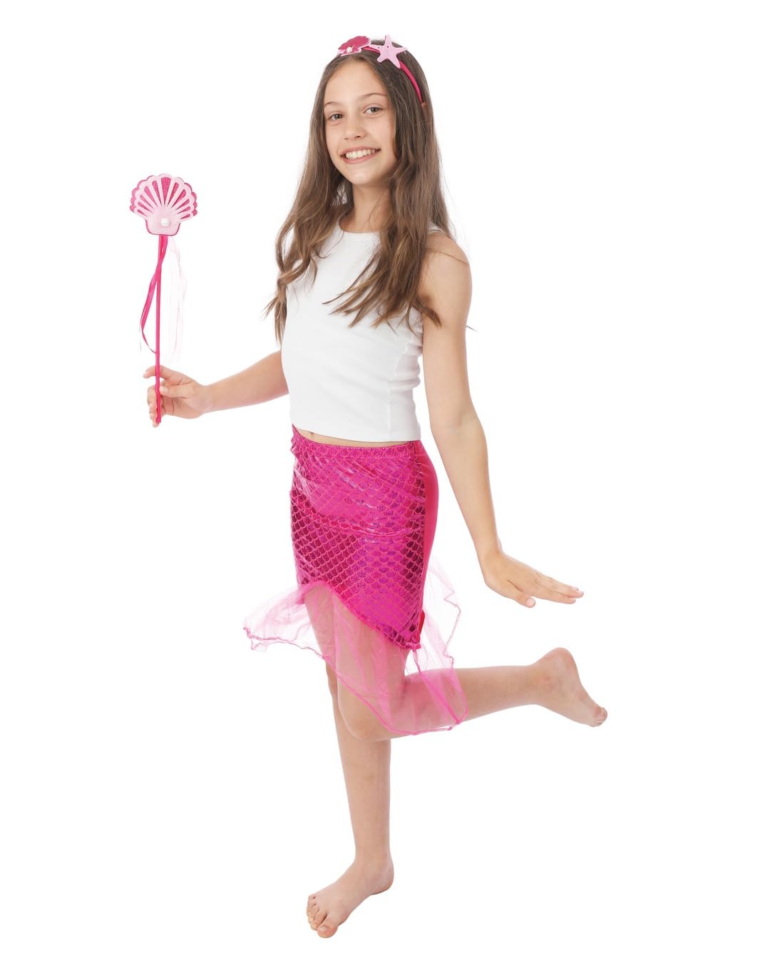 ptit-clown-80400-meerjungfrau-kost-m-set-rosa-verkleidung image 2