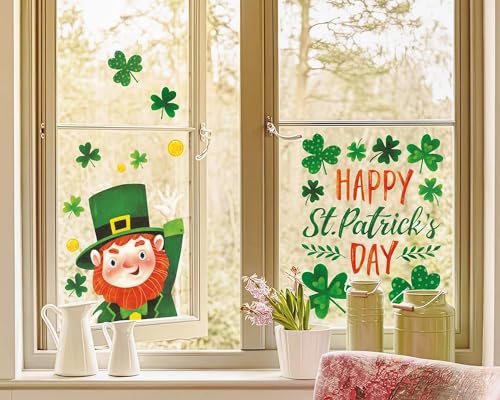 p-tit-clown-23249-fensteraufkleber-st-patrick-s-day-pvc-gr-n-rot image 4