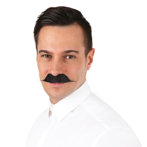 ptit-clown-schnurrbart-gentleman-schwarz-selbstklebend-verkleidungs-bart image 8