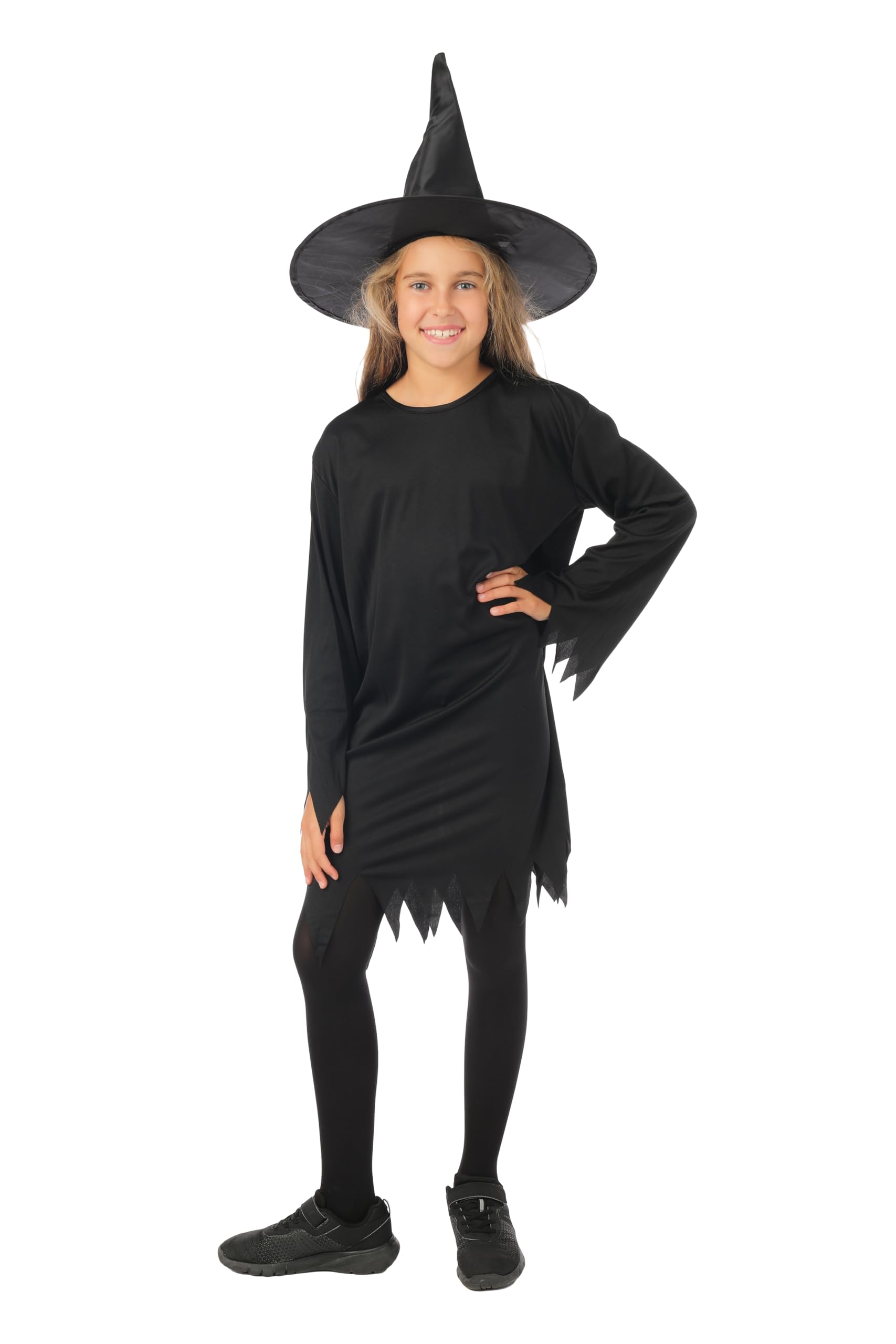 p-tit-clown-hexenkost-m-m-dchen-kinderkost-m-mit-kleid-hut-und-g-rtel image 6