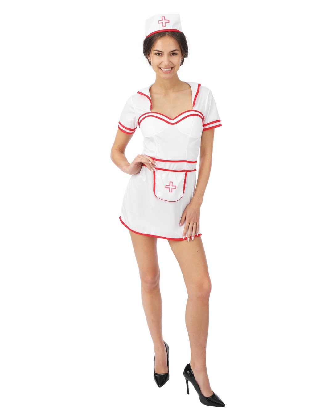 ptit-clown-luxe-krankenschwester-kost-m-sexy-damen-wei image 1