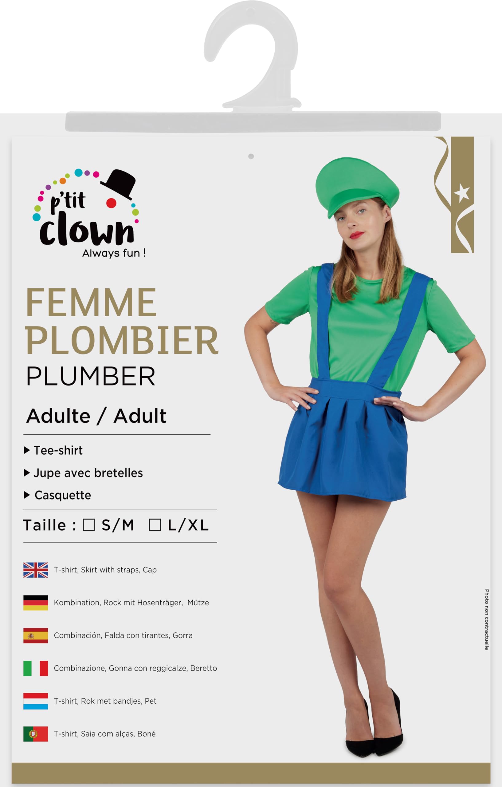 p-tit-clown-klempner-kost-m-damen-l-xl-blau-gr-n-polyester image 4