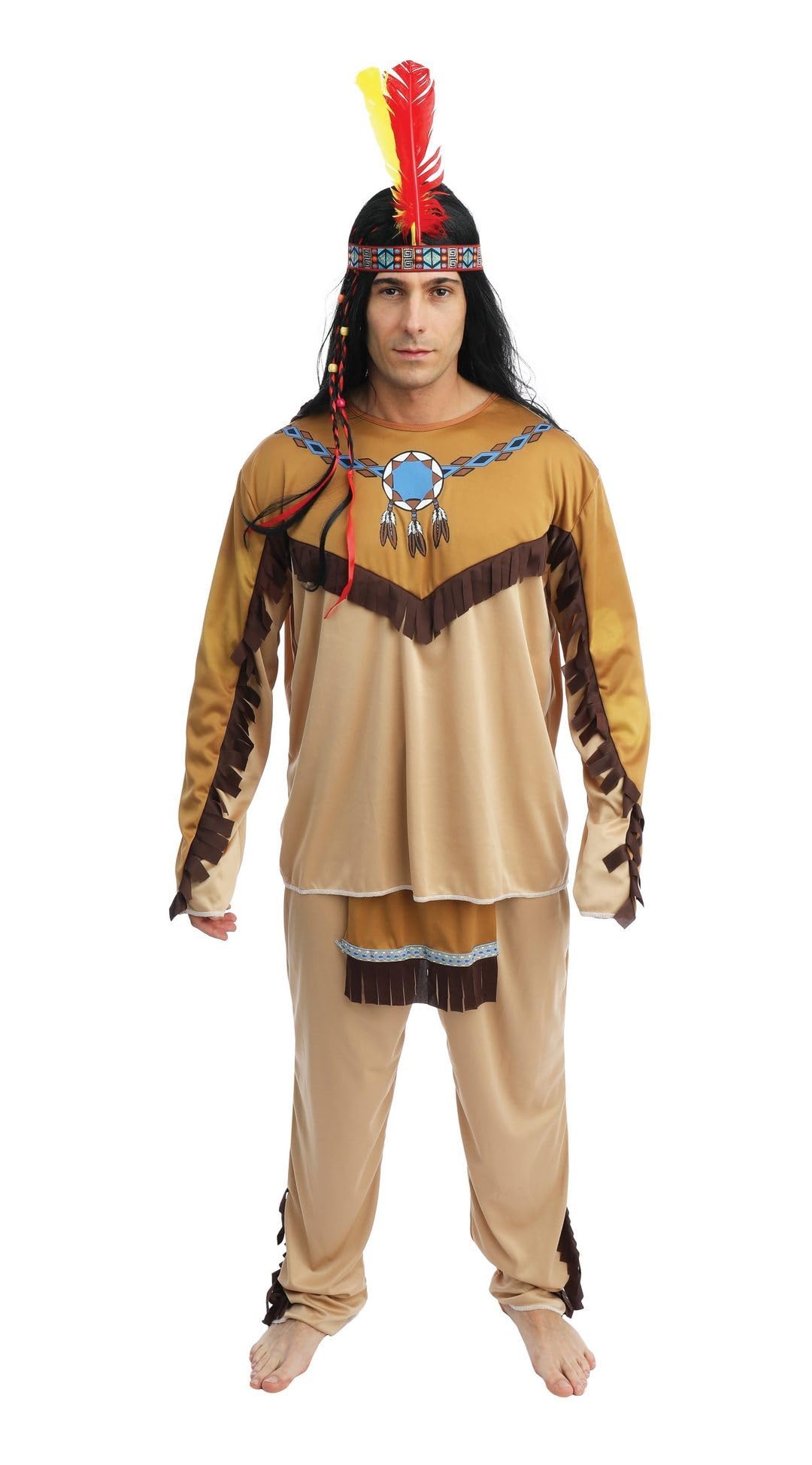 ptit-clown-costume-indien-adulte-indianer-kost-m-f-r-erwachsene image 4