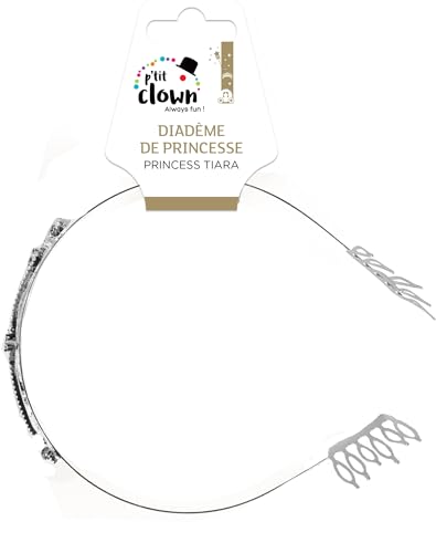 p-tit-clown-14102-prinzessinnen-diadem-luxus-versilbertes-metall-mit-strass-einh image 7