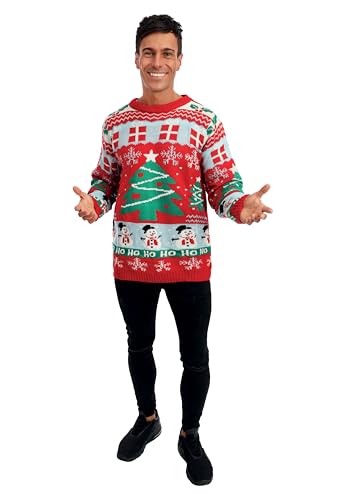 p-tit-clown-weihnachtspullover-erwachsene-xl-rot-weihnachtsbaum image 4