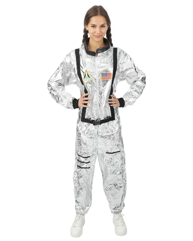 p-tit-clown-astronautenkost-m-f-r-erwachsene-polyester-grau image 1
