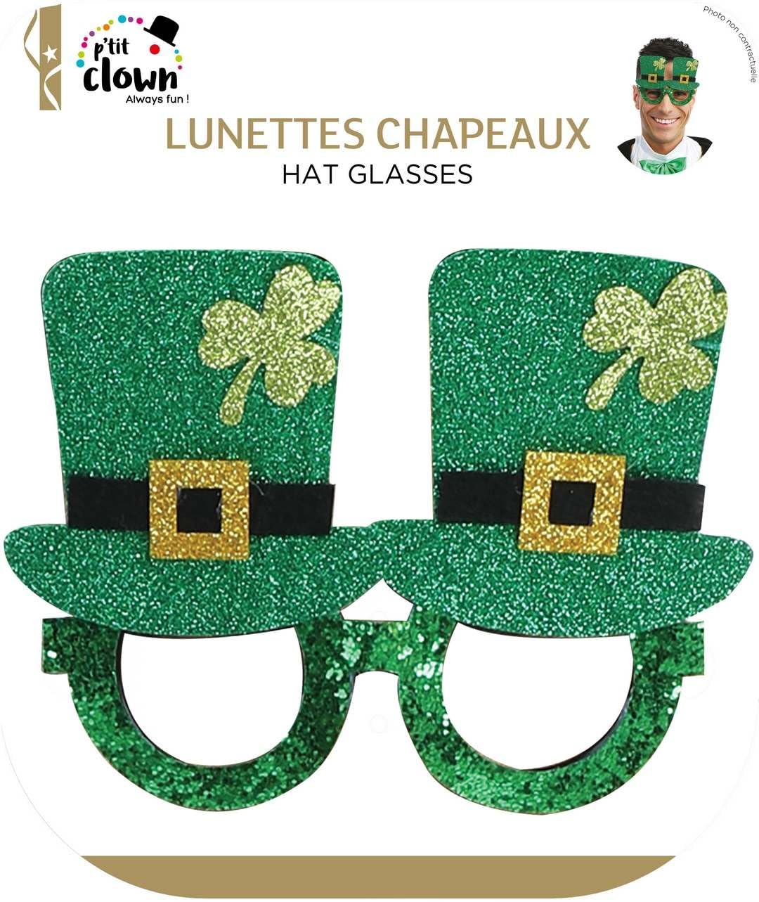 ptit-clown-23242-st-patrick-s-hut-partybrille-f-r-erwachsene image 5