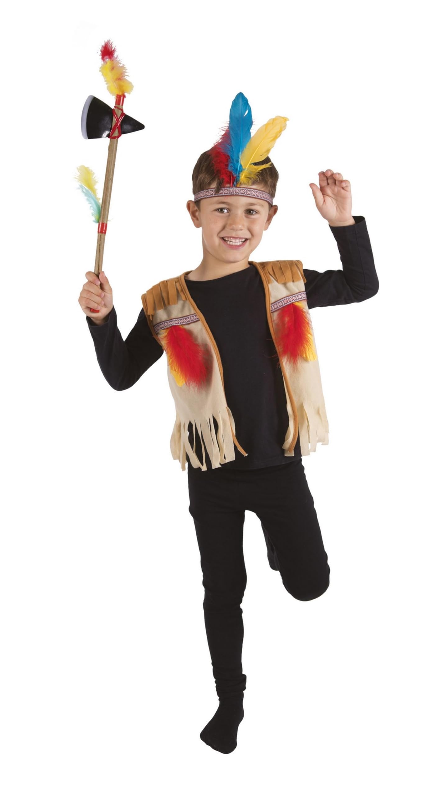 p-tit-clown-indianer-zubeh-r-set-f-r-kinder-mehrfarbig-einheitsgr-e image 1