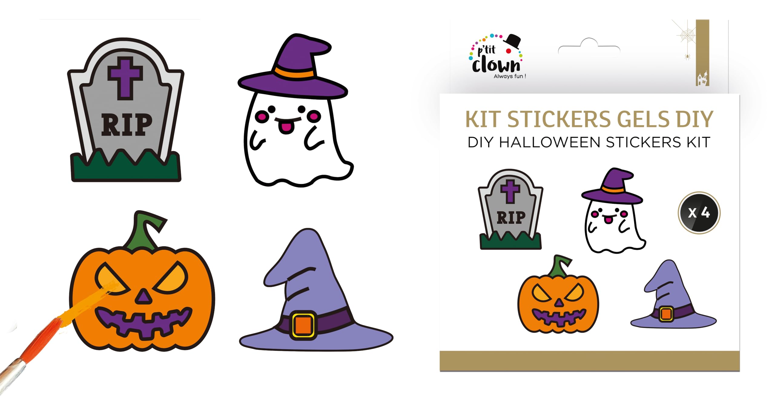 p-tit-clown-23581-diy-gel-sticker-halloween-4-st-ck image 1