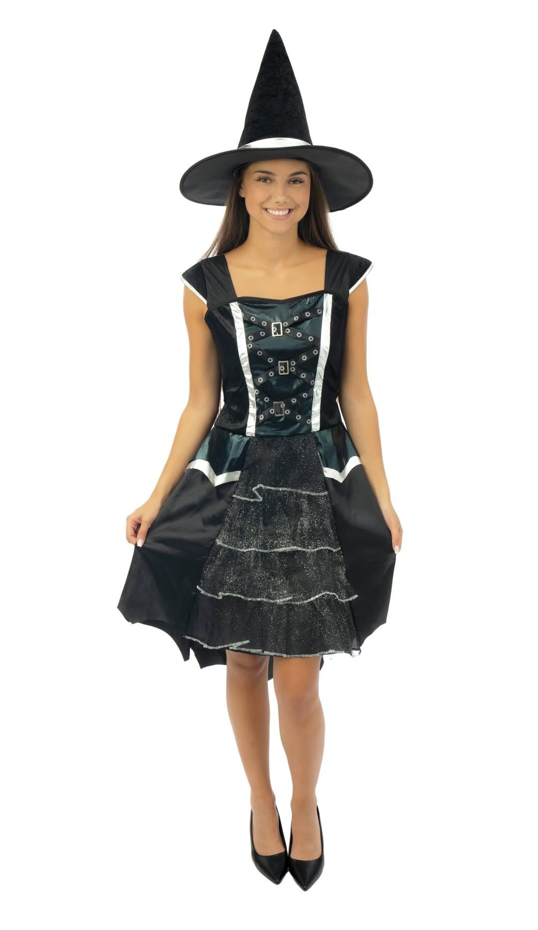 p-tit-clown-hexenkost-m-damen-kleid-mit-hut image 8