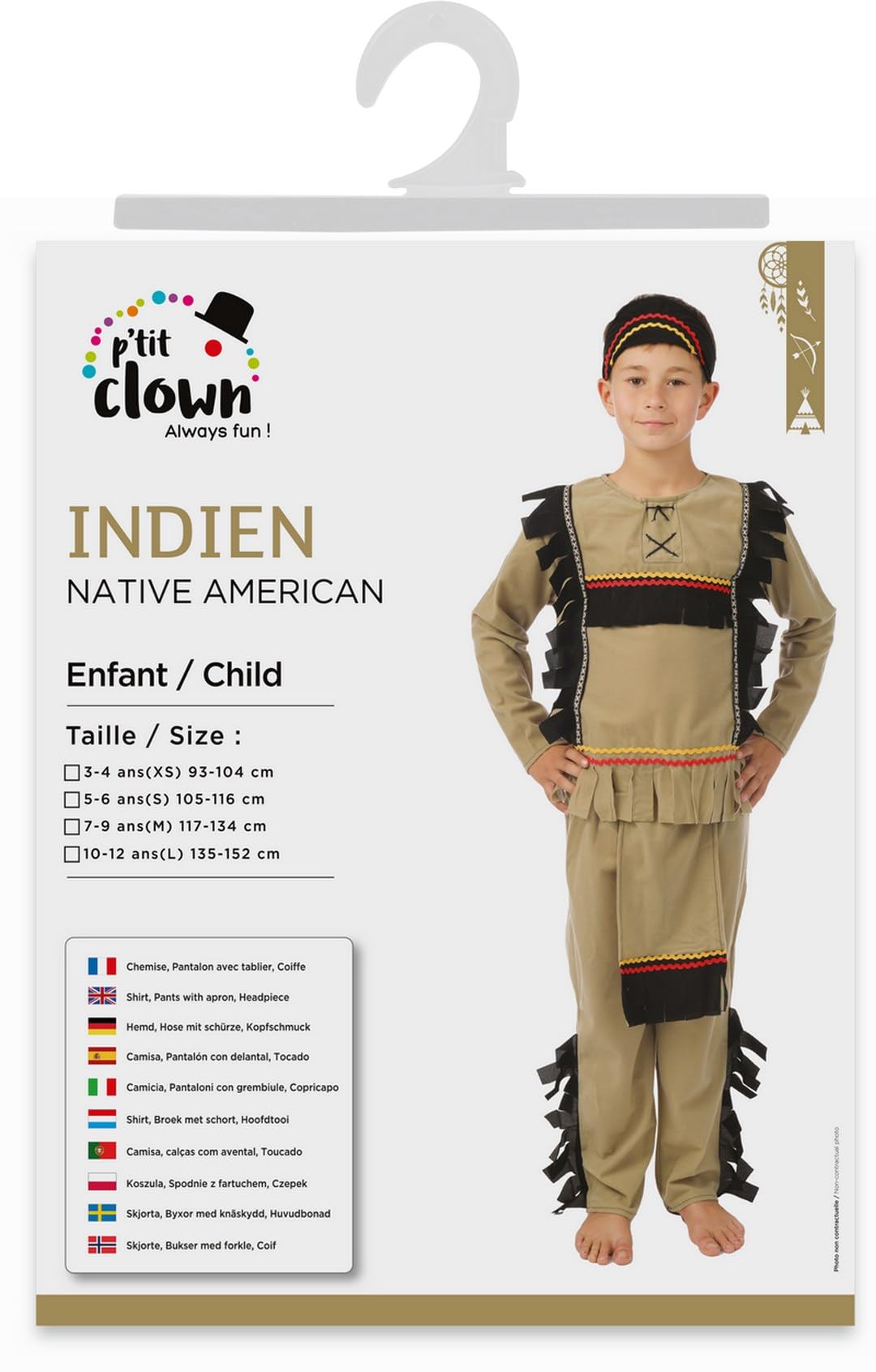 p-tit-clown-88145-kinderkost-m-luxus-indianer-10-12-jahre image 5