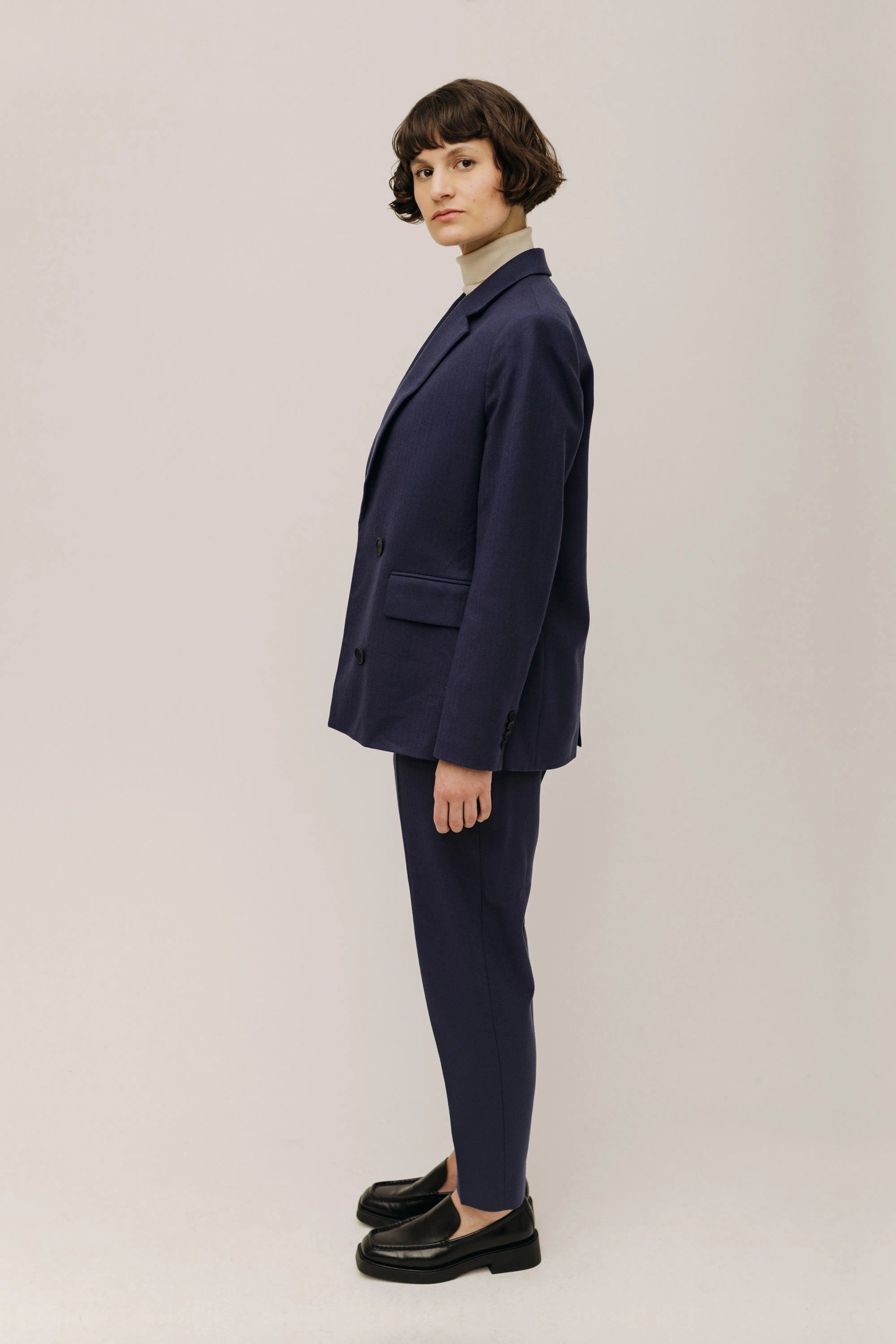 lotta-ludwigson-lotta-blazer-midnight-blue-herringbone image 3