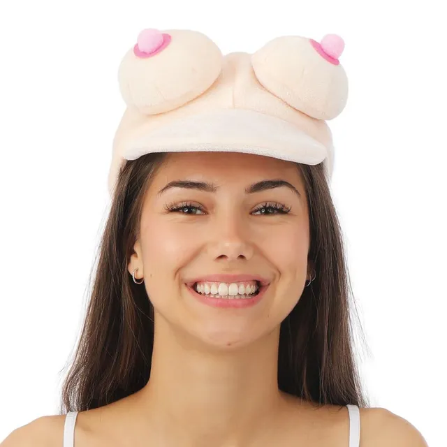ptit-clown-75800-brust-kappe-beige-samt-kost-mzubeh-r-erwachsene-ab-18 image 1