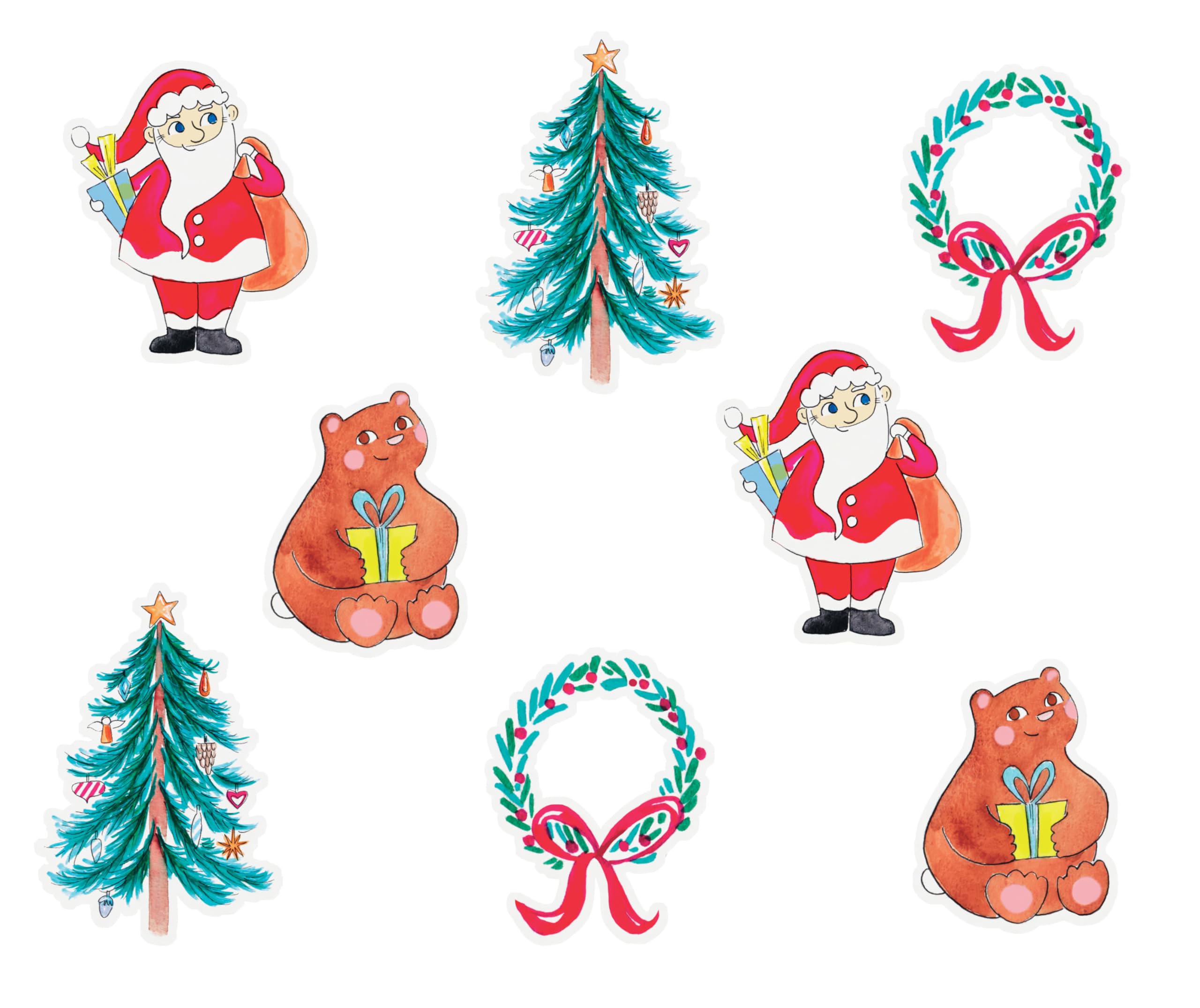 ptit-clown-weihnachts-party-deko-set-teller-becher-servietten-ballons image 4