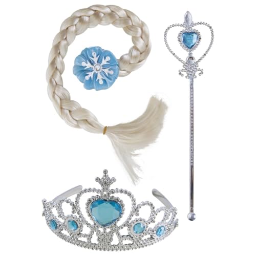 ptit-clown-10084-queen-of-eis-kost-m-set-diadem-zauberstab-und-zopf-one-size image 4