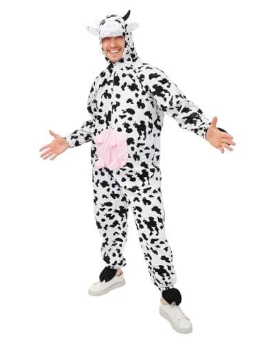 ptit-clown-kuh-kost-m-erwachsene-unisex-overall-mit-kapuze image 6