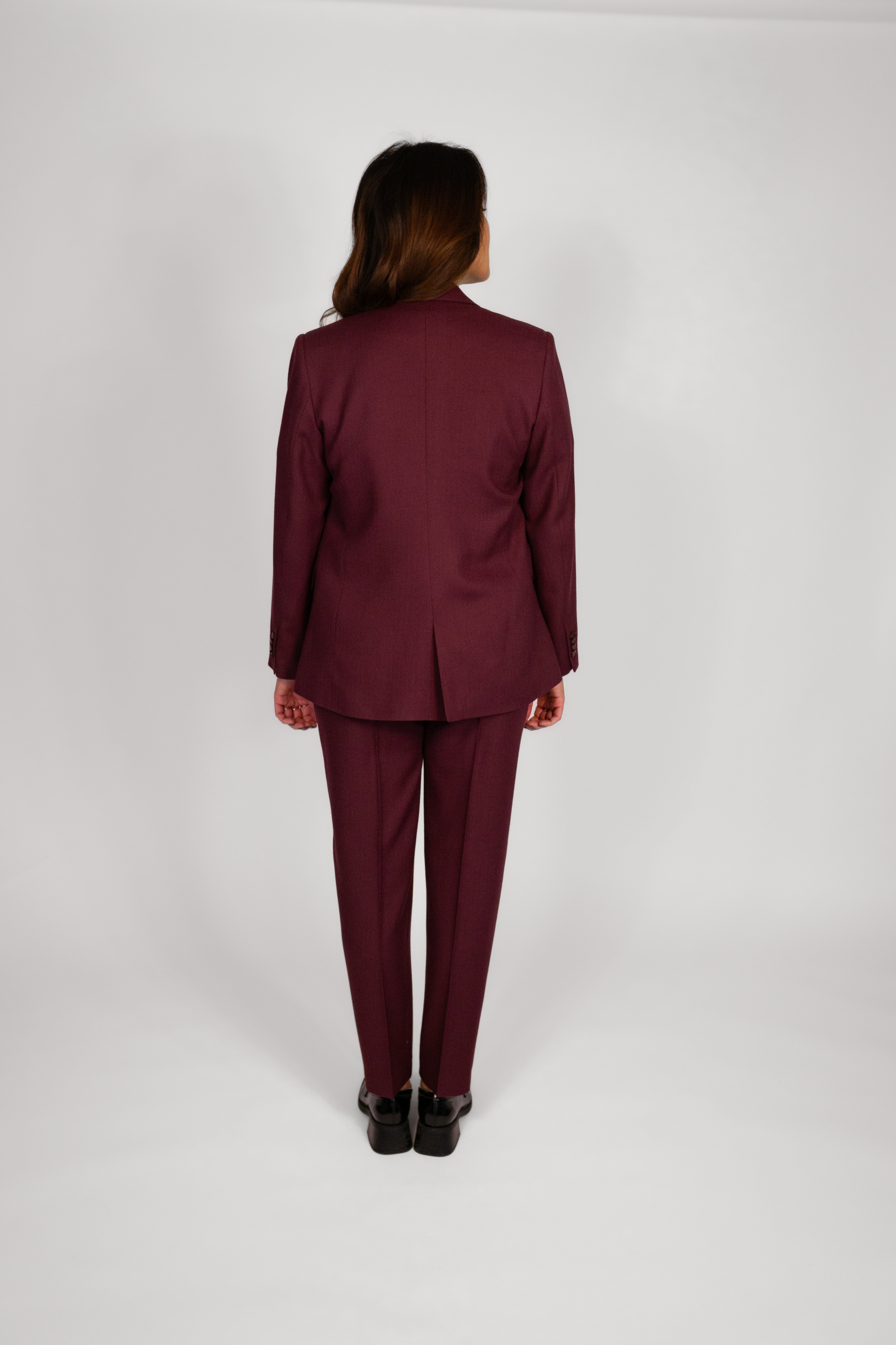 lotta-ludwigson-lotta-blazer-deep-burgundy-herringbone image 6