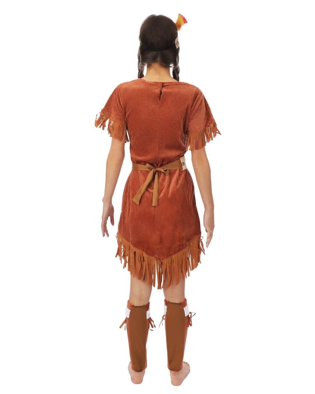 p-tit-clown-indianerin-kost-m-damen-polyester-komplett image 3