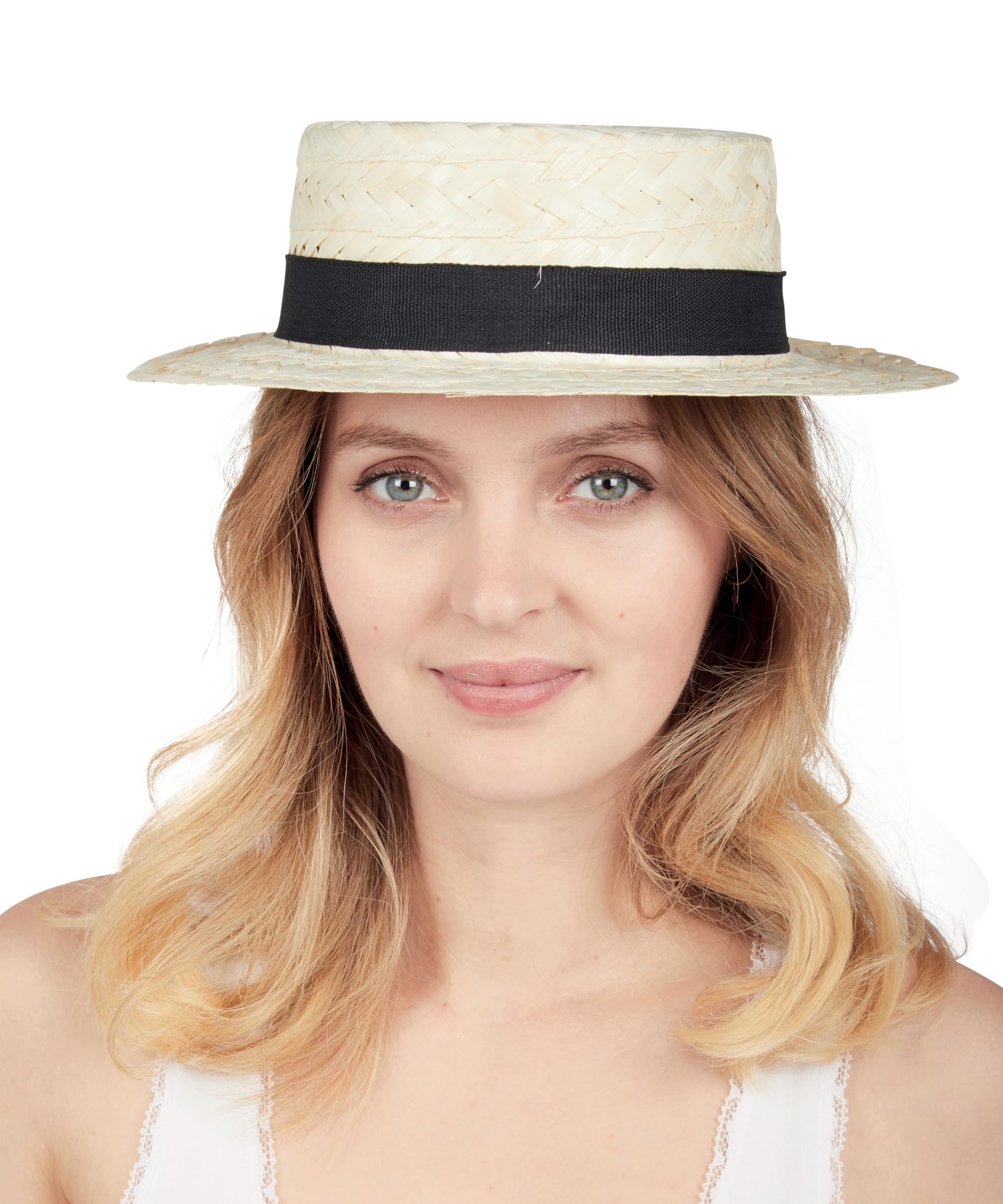 ptit-clown-27010-canotier-strohhut-erwachsene-beige image 4